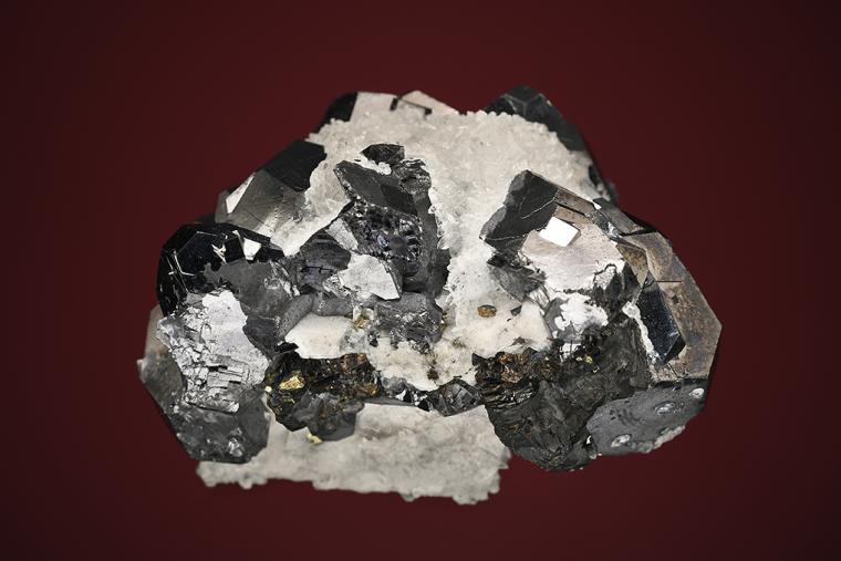 GALENA on CALCITE