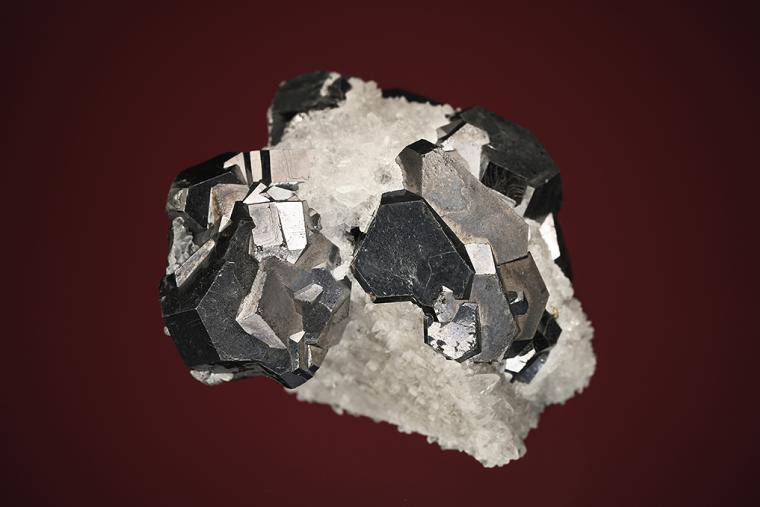 GALENA on CALCITE