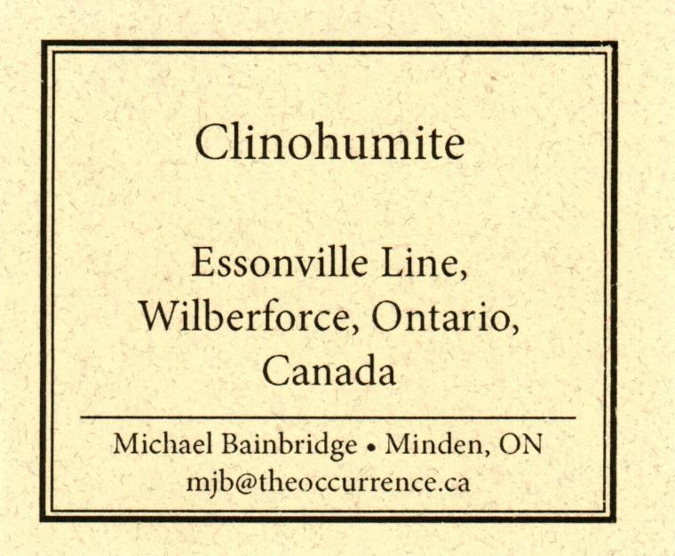 CLINOHUMITE
