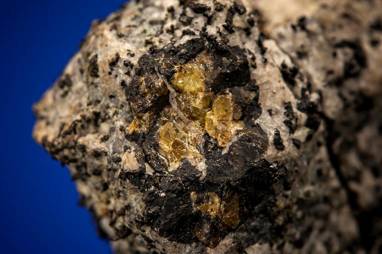 SILVER with SPHALERITE in QUARTZ