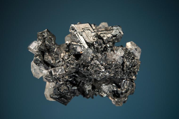 ACANTHITE with APOPHYLLITE
