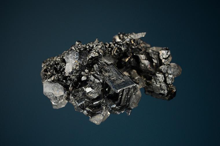 ACANTHITE with APOPHYLLITE