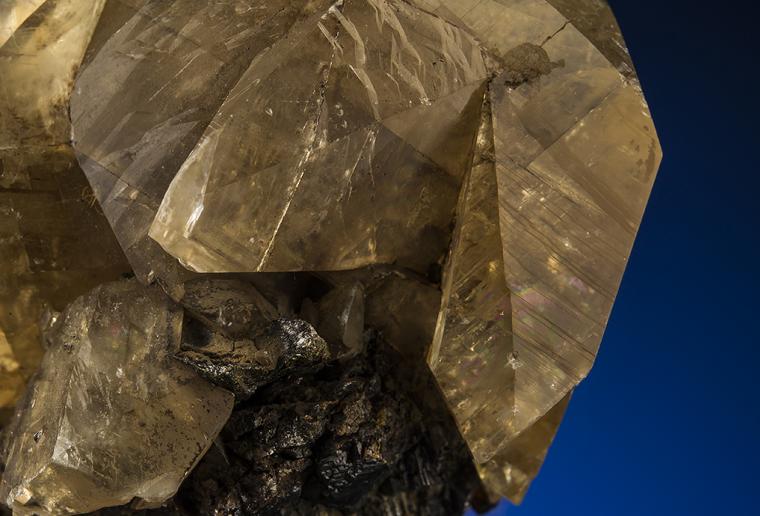 CALCITE on SPHALERITE