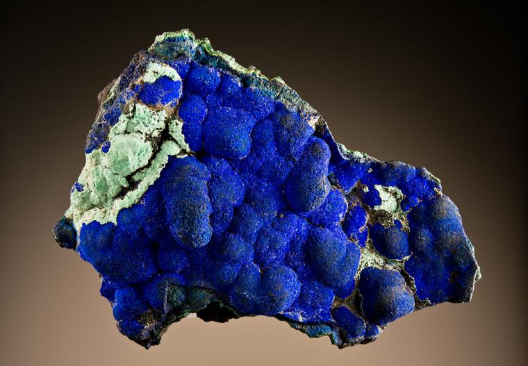 AZURITE with MALACHITE