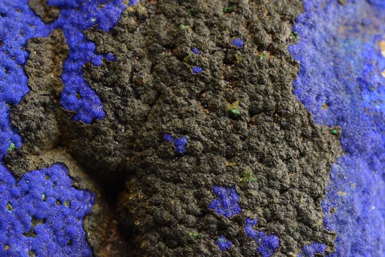AZURITE on MALACHITE