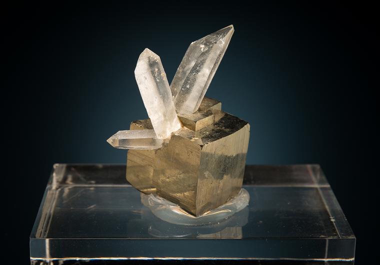 PYRITE with QUARTZ