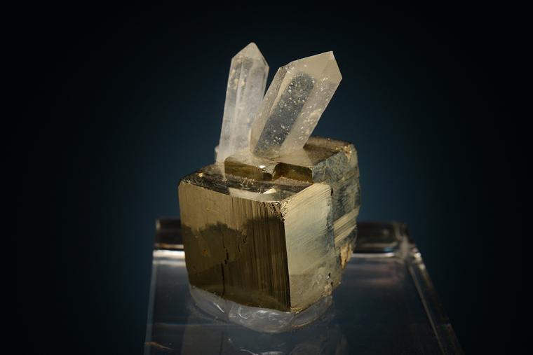 PYRITE with QUARTZ