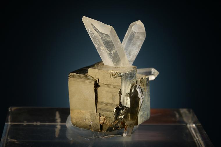 PYRITE with QUARTZ