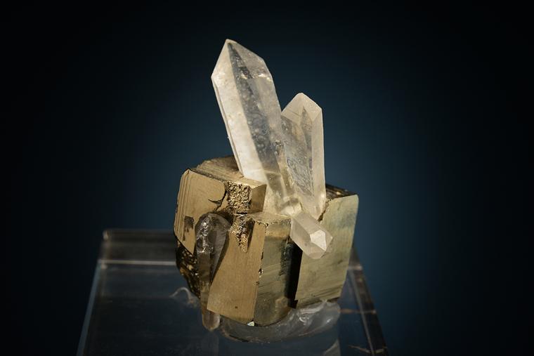 PYRITE with QUARTZ