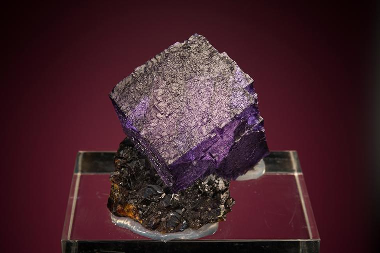 FLUORITE on SPHALERITE