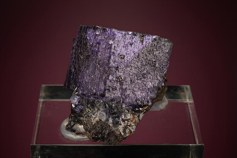 FLUORITE on SPHALERITE