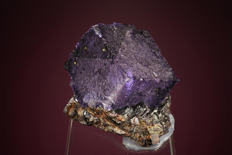 FLUORITE on SPHALERITE