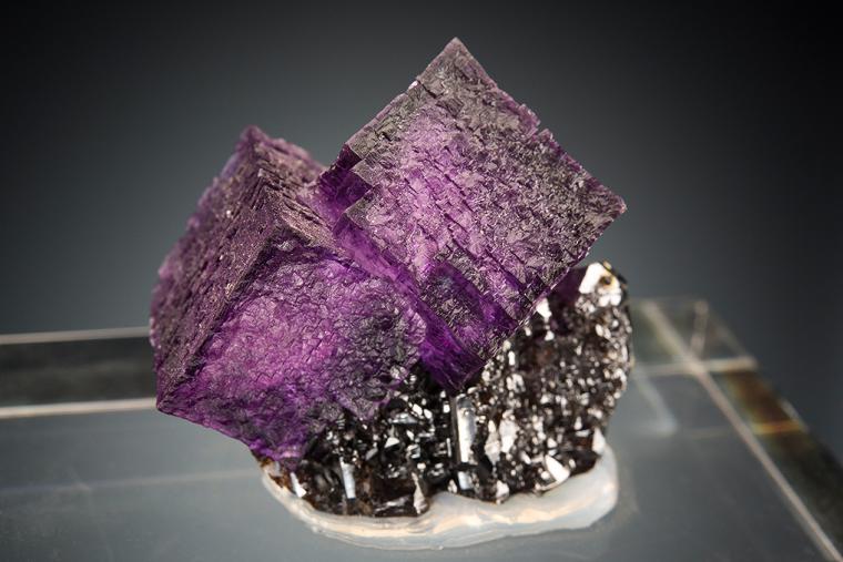 FLUORITE on SPHALERITE