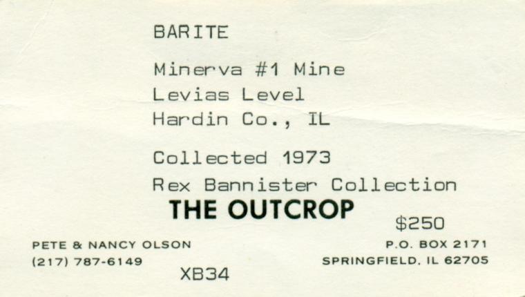 BARITE with CALCITE