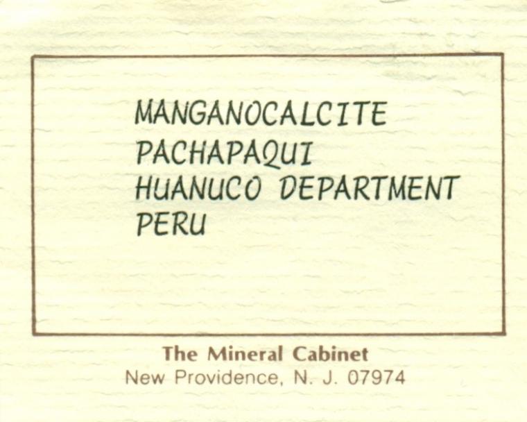 manganoan CALCITE on QUARTZ