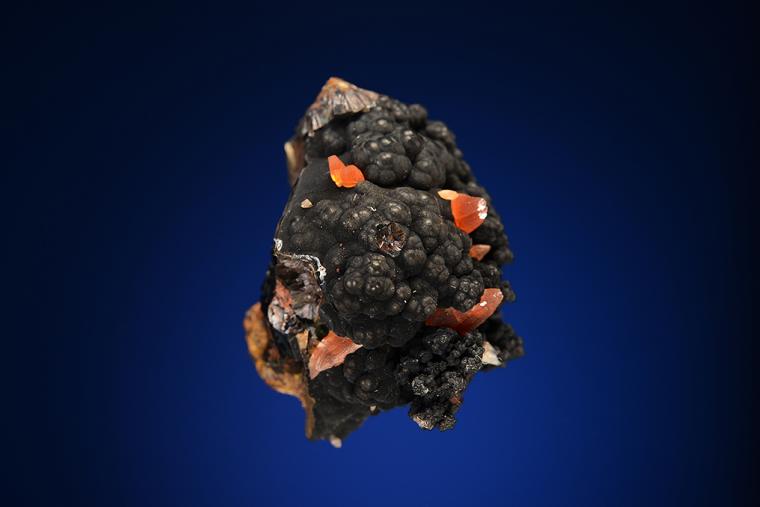 RHODOCHROSITE with GOETHITE