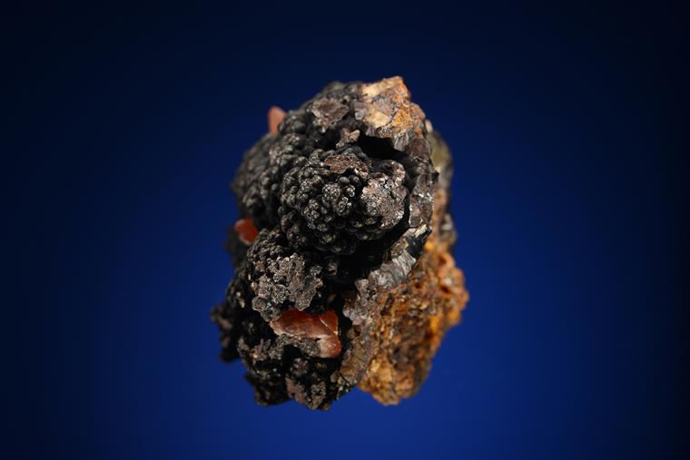 RHODOCHROSITE with GOETHITE