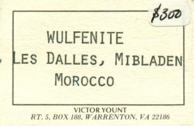 WULFENITE