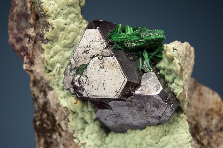 CUPRITE with MALACHITE