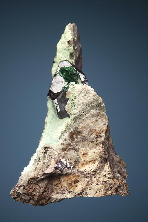 CUPRITE with MALACHITE