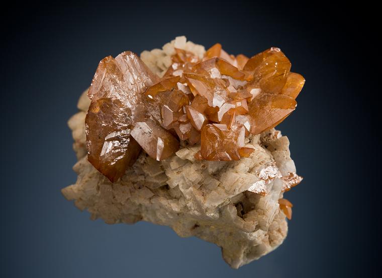 WULFENITE on DOLOMITE