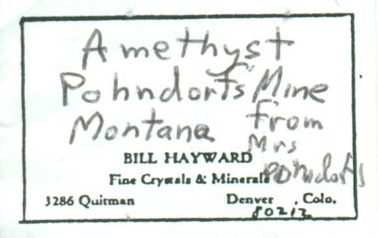 QUARTZ var. Amethyst