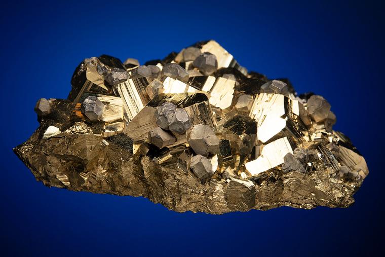 PYRITE with GALENA