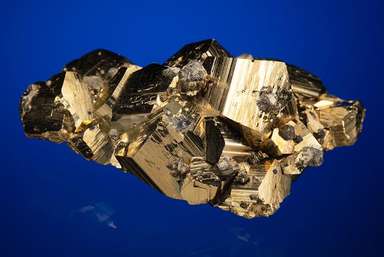 PYRITE with GALENA