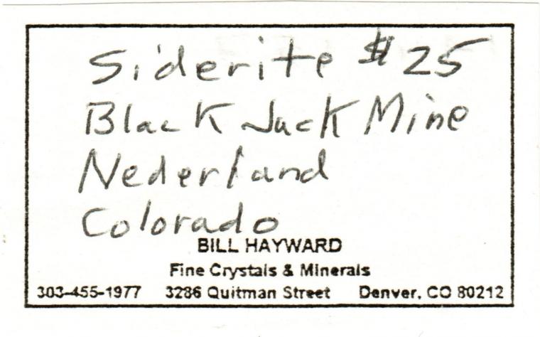 SIDERITE