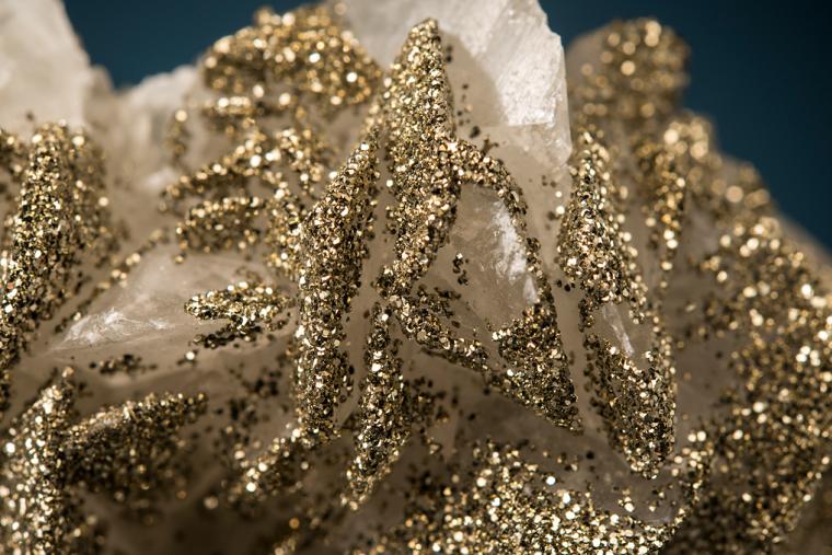 PYRITE on CALCITE