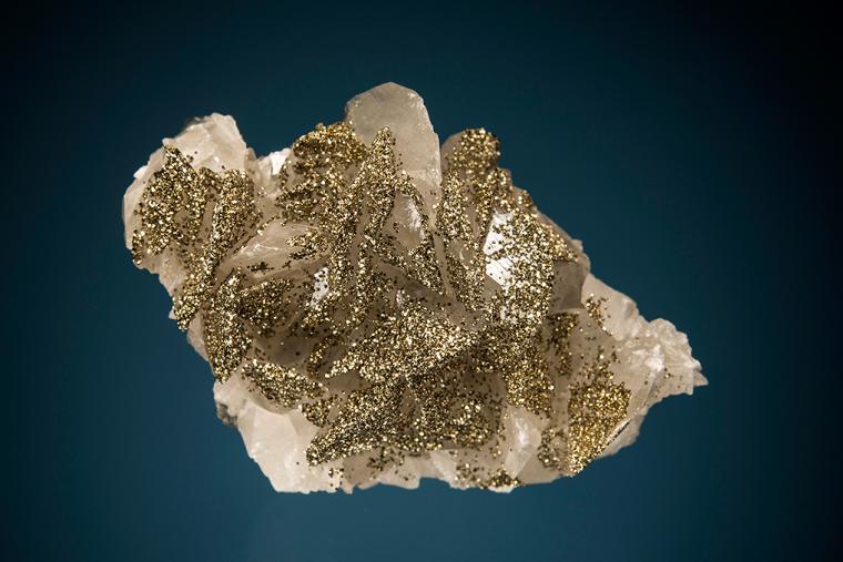 PYRITE on CALCITE