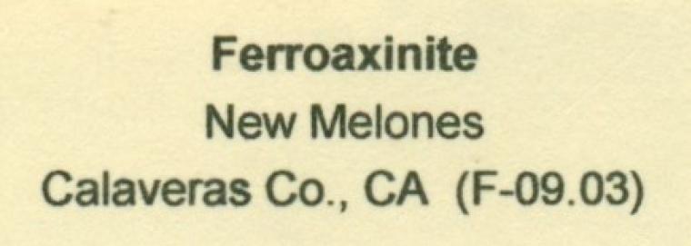 AXINITE-(Fe)