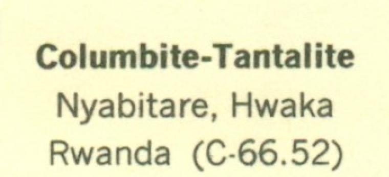 COLUMBITE-TANTALITE