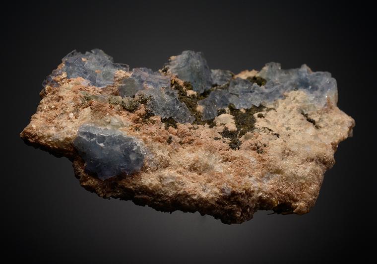 FLUORITE with CHALCOPYRITE