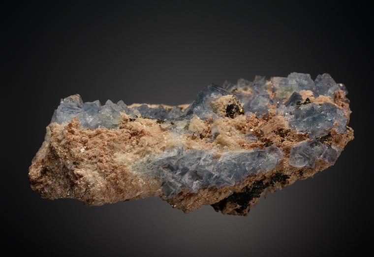 FLUORITE with CHALCOPYRITE