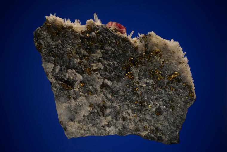RHODOCHROSITE on QUARTZ