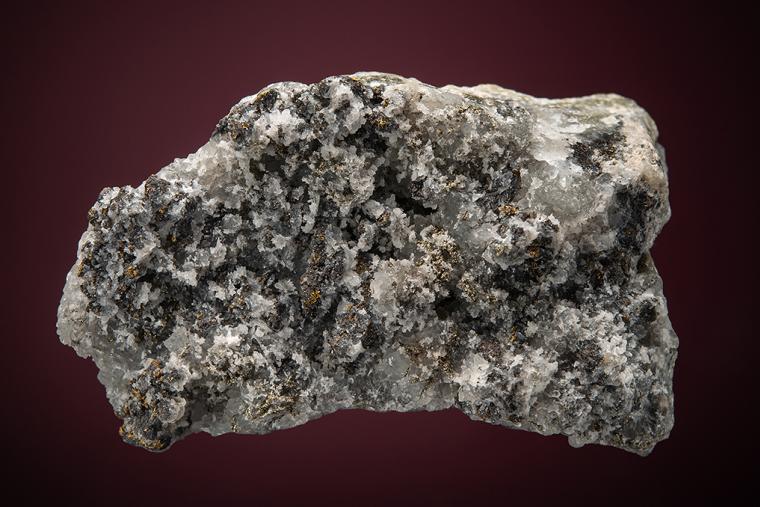 GOLD with SPHALERITE and PYRITE on QUARTZ