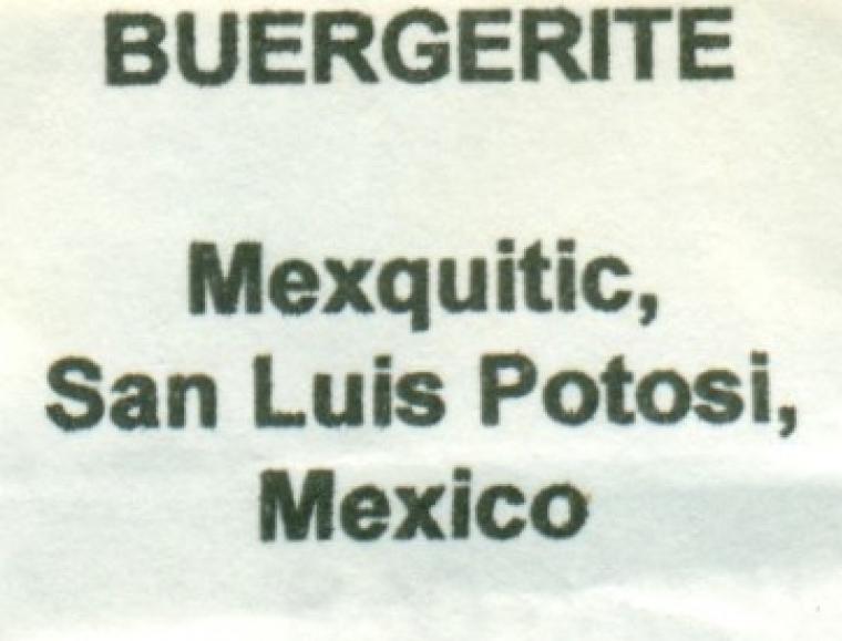 BUERGERITE