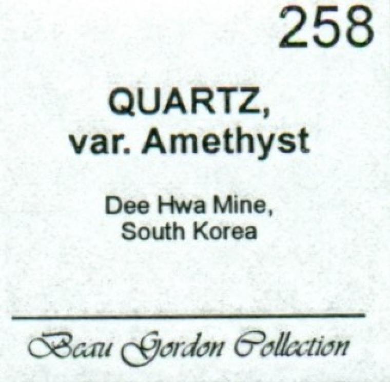 QUARTZ var. Amethyst