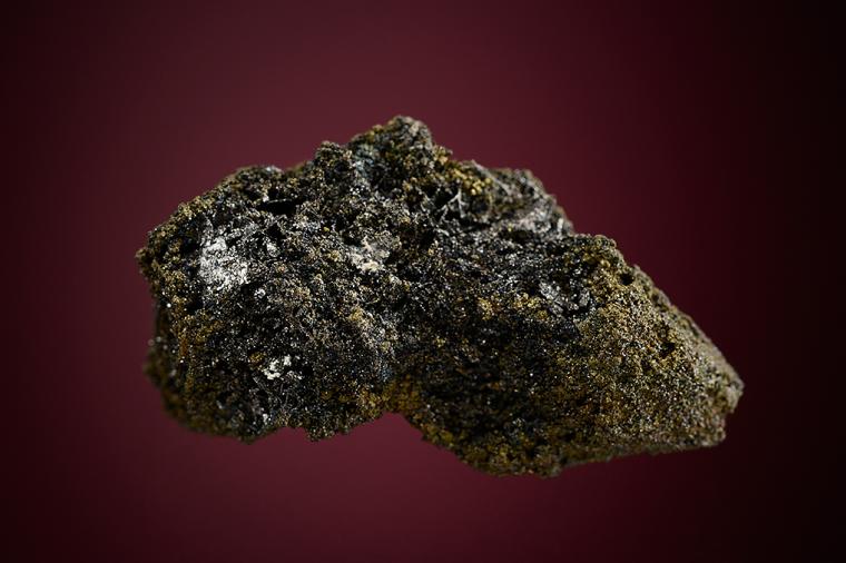 ACANTHITE after CALCITE