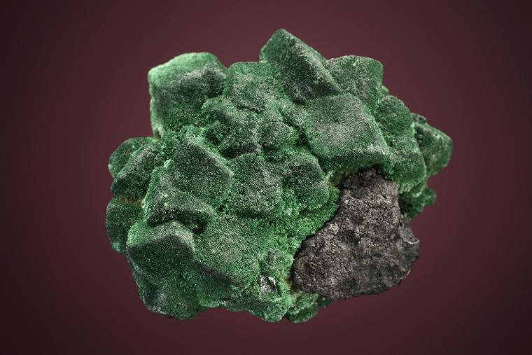 MALACHITE after AZURITE on MALACHITE
