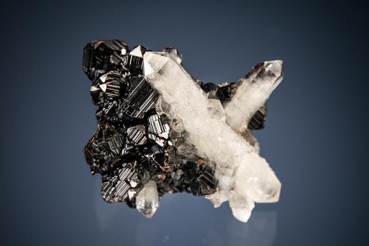QUARTZ on SPHALERITE