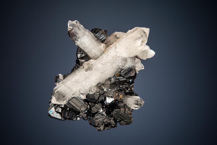 QUARTZ on SPHALERITE