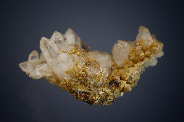 QUARTZ with ANDRADITE