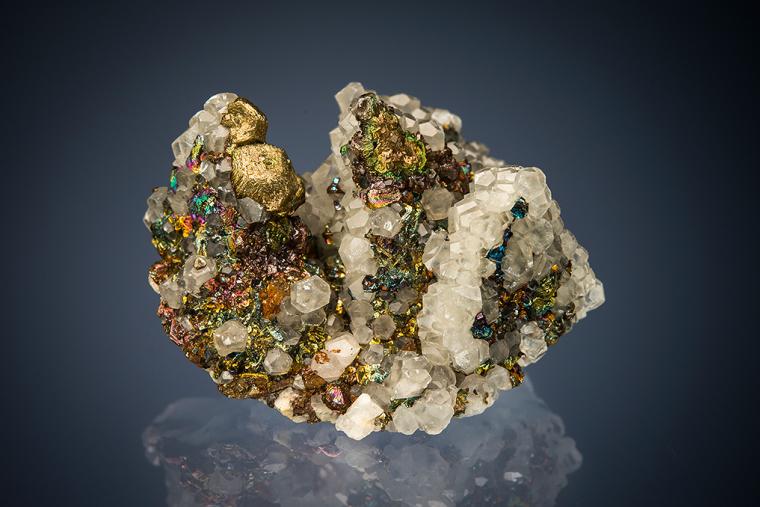 PYRITE on CALCITE