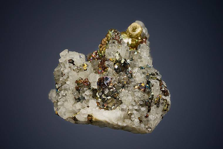 PYRITE on CALCITE