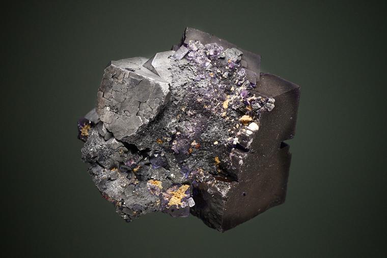 FLUORITE with GALENA