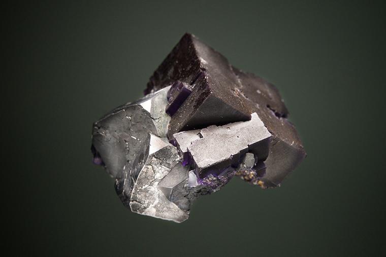 FLUORITE with GALENA