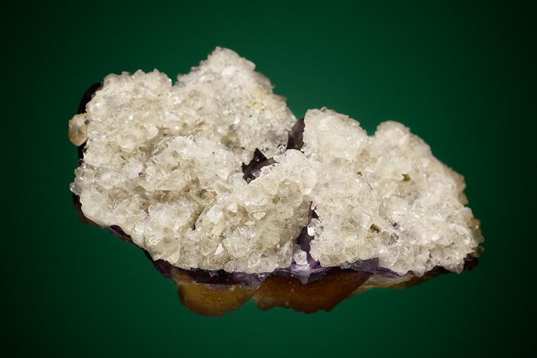 CALCITE on FLUORITE