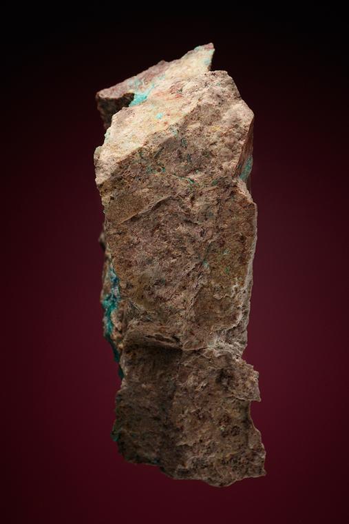 AJOITE with SHATTUCKITE, CALCITE and BARITE